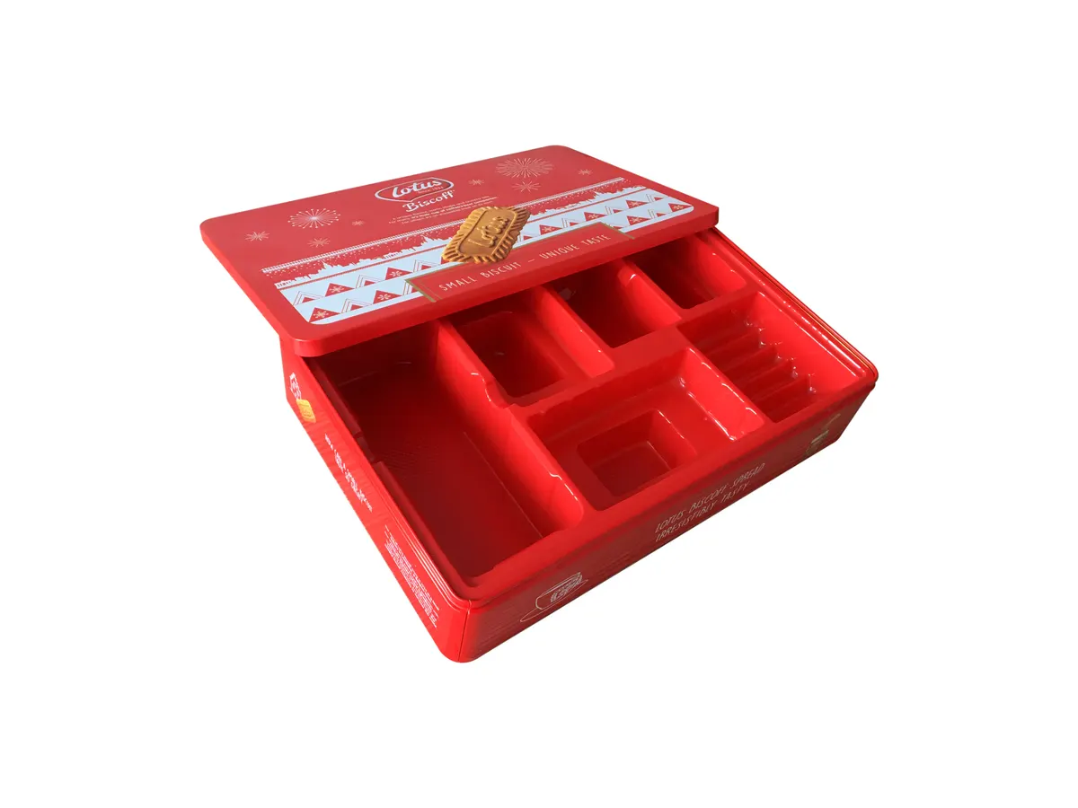 PET tray for tin box